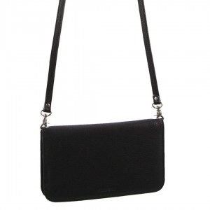 Clutch Pierre Cardin Genuine Leather Clutch Wallet Bag Mujer Negras | ZGPQ-12054
