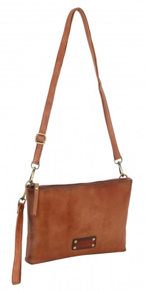 Clutch Pierre Cardin Vintage Leather Multiway Crossbody Bag Clutch Mujer Marrones | WRAJ-71932