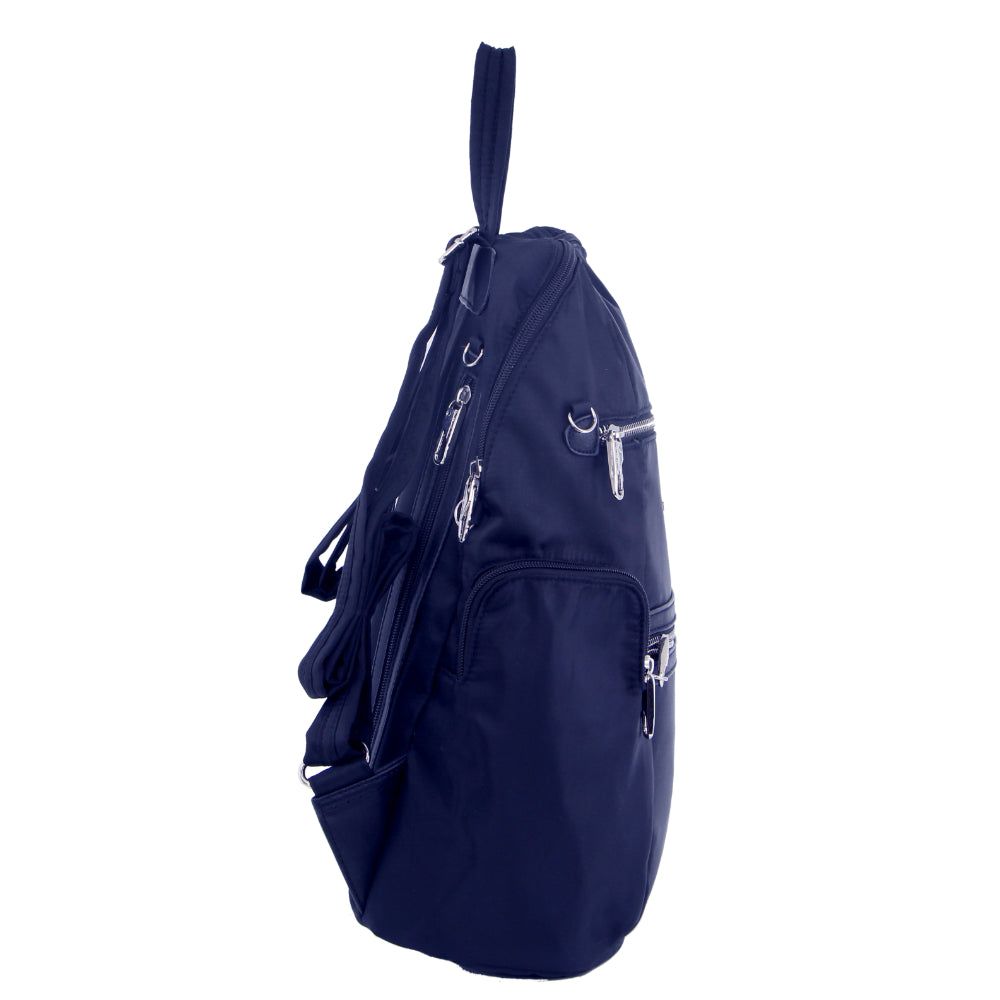 Anti-Theft Range Pierre Cardin Anti-Theft Backpack Travel Azul Marino | YUZR-67052