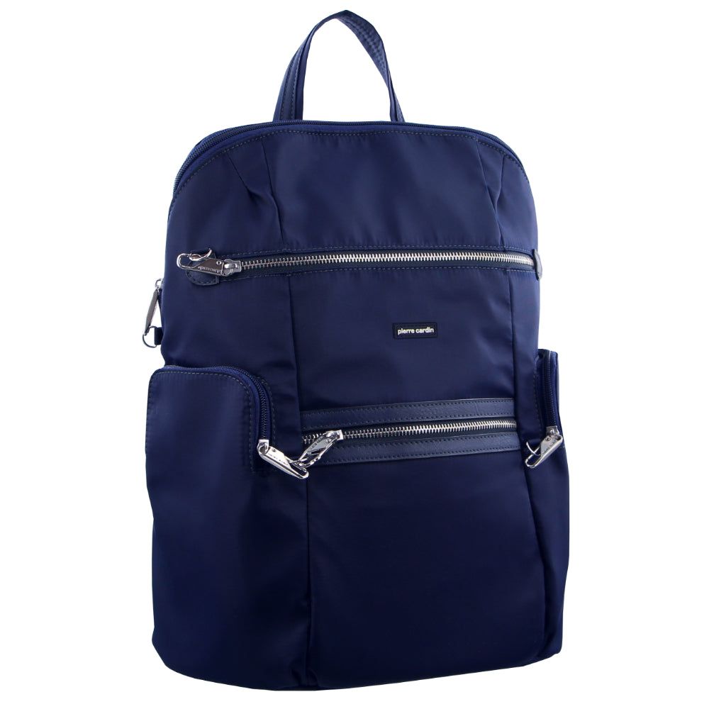 Anti-Theft Range Pierre Cardin Anti-Theft Backpack Travel Azul Marino | YUZR-67052