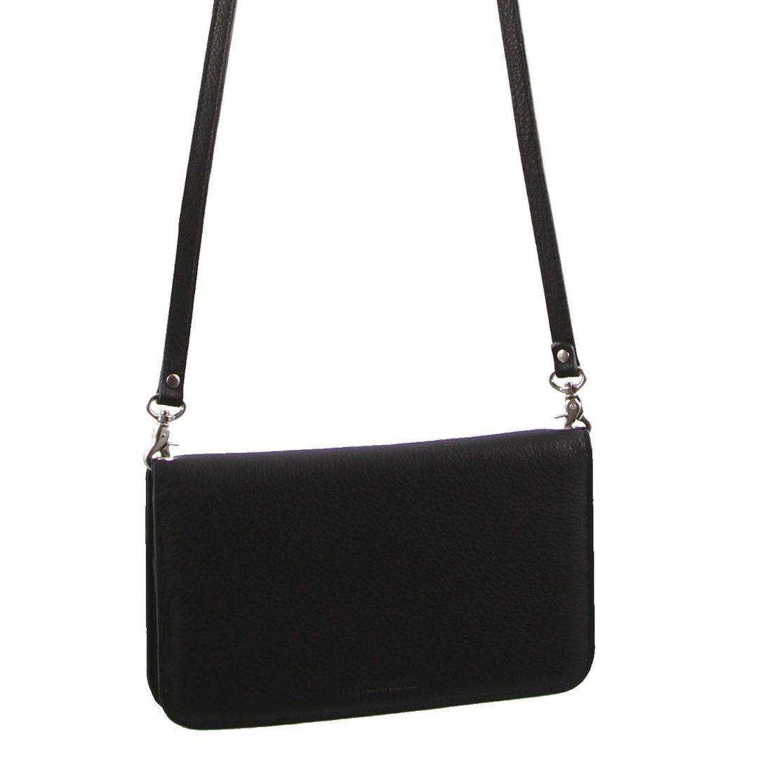 Clutch Pierre Cardin Genuine Leather Clutch Wallet Bag Mujer Negras | ZGPQ-12054