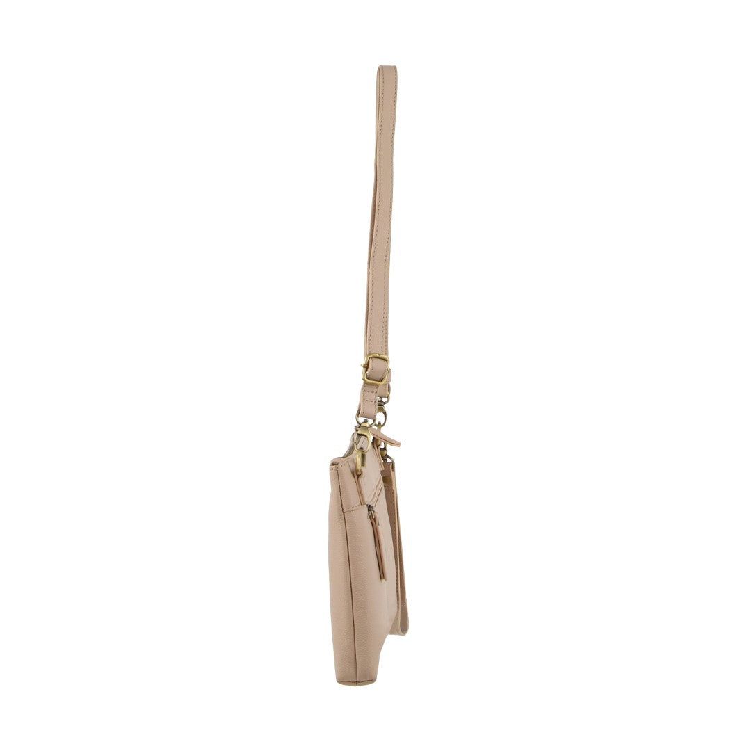 Clutch Pierre Cardin Vintage Leather Multiway Crossbody Bag Clutch Mujer Beige | GDRT-32486