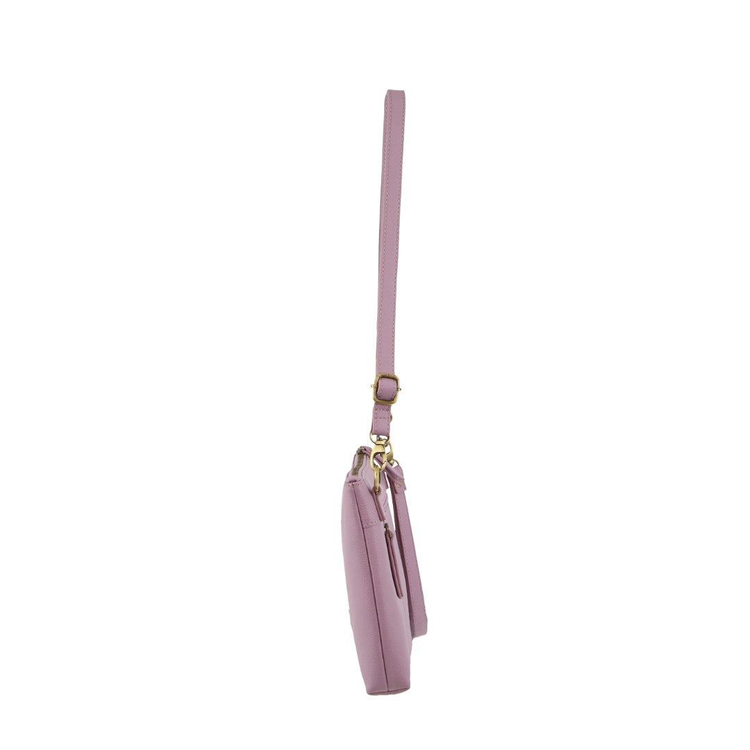 Clutch Pierre Cardin Vintage Leather Multiway Crossbody Bag Clutch Mujer Rosas | BMVJ-58340