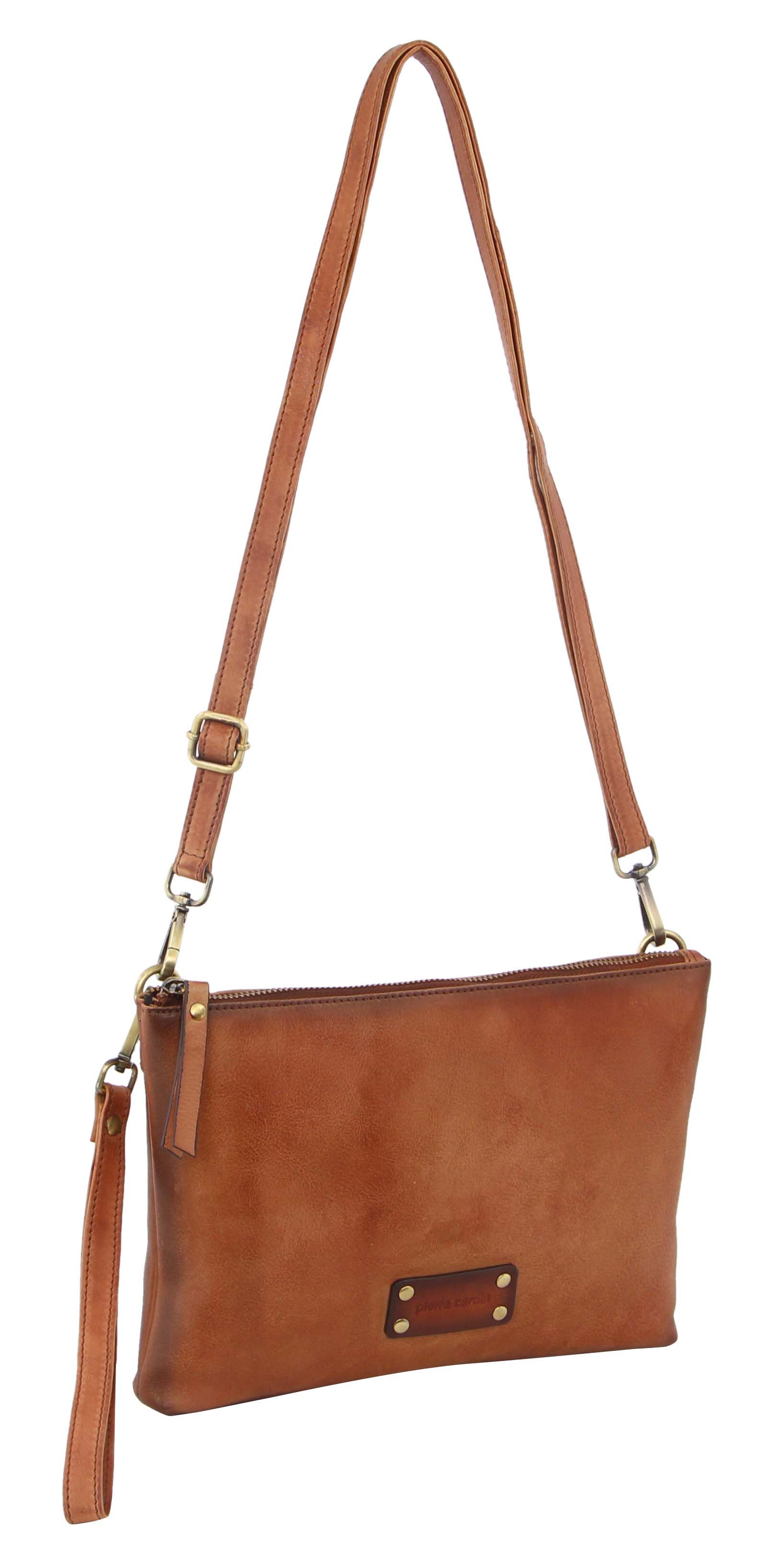 Clutch Pierre Cardin Vintage Leather Multiway Crossbody Bag Clutch Mujer Marrones | POLS-87104