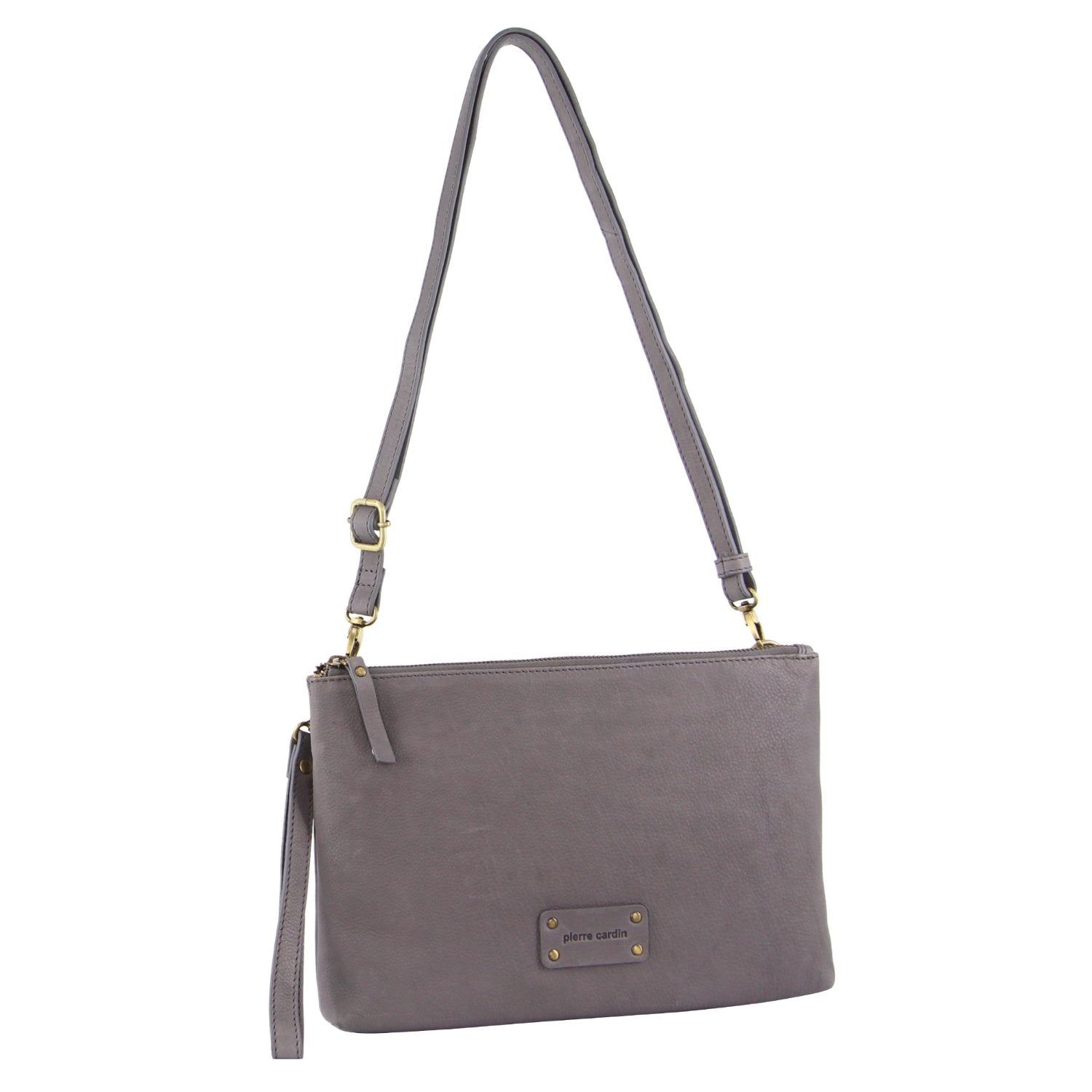 Clutch Pierre Cardin Vintage Leather Multiway Crossbody Bag Clutch Mujer Turquesa | ISPM-02476